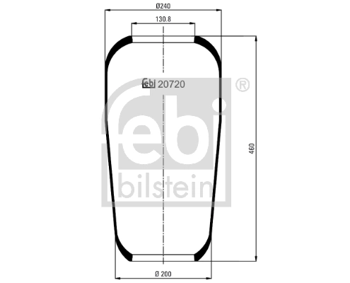 Bellow, air suspension